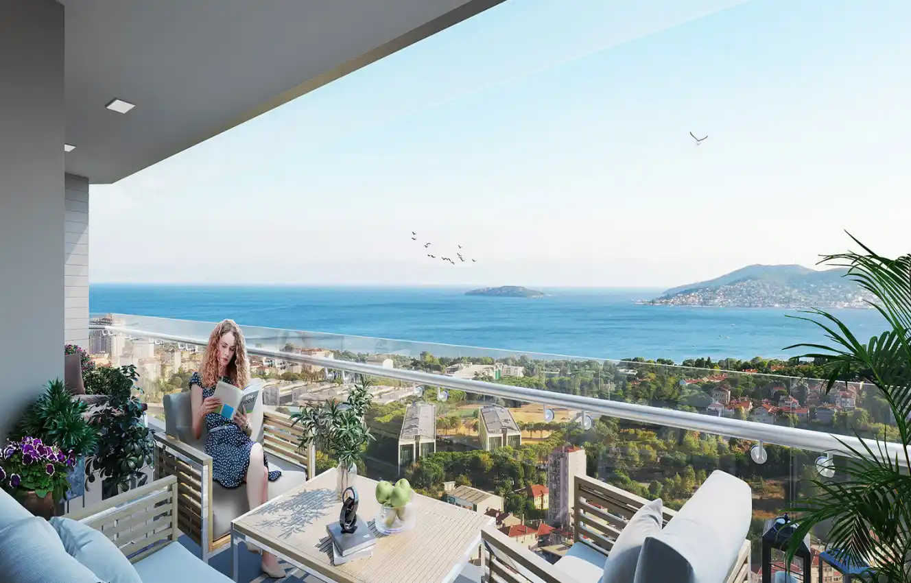 housebind The project with magnificent views of Istanbul opens a window to the coast of Maltepe