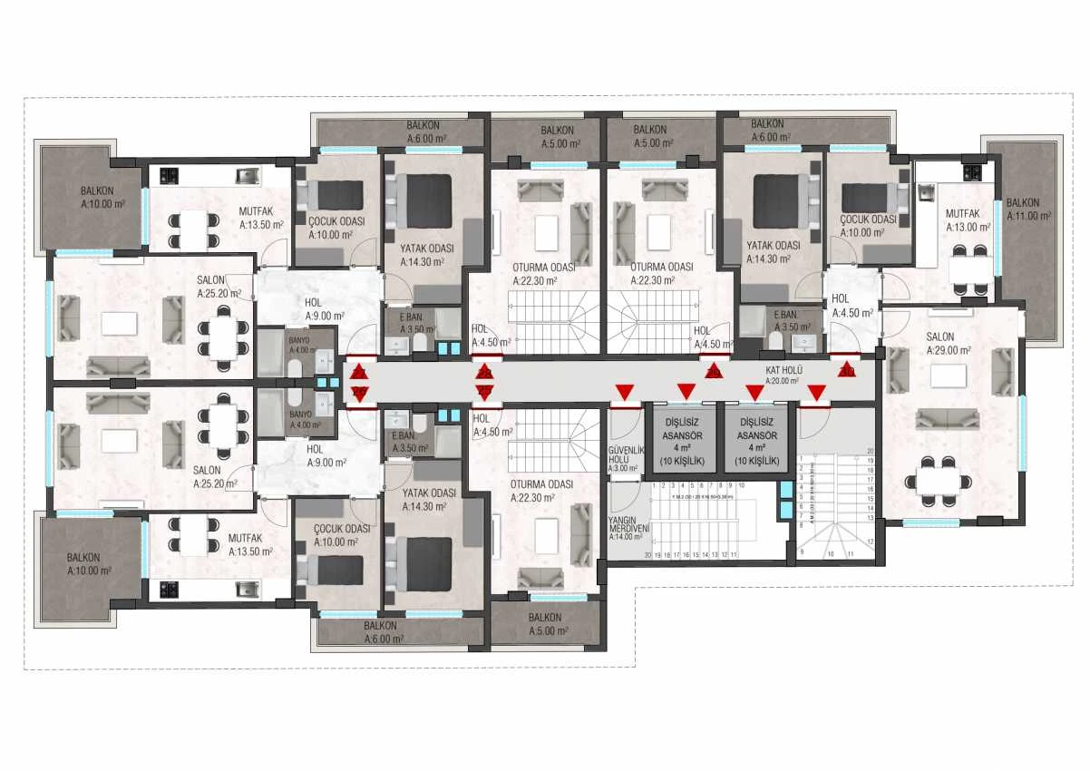 housebind Quality complex with a unique concept