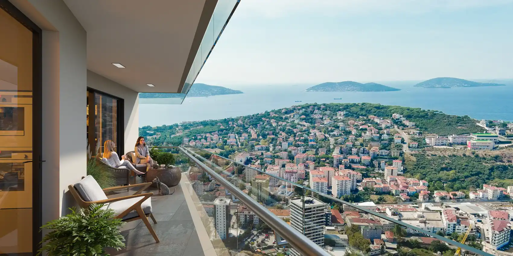 housebind The project with magnificent views of Istanbul opens a window to the coast of Maltepe