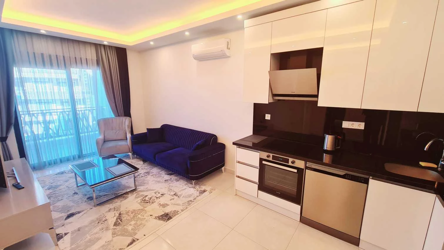 housebind Finished apartment 1 + 1 furnished with all amenities Mahmutlar/Alanya