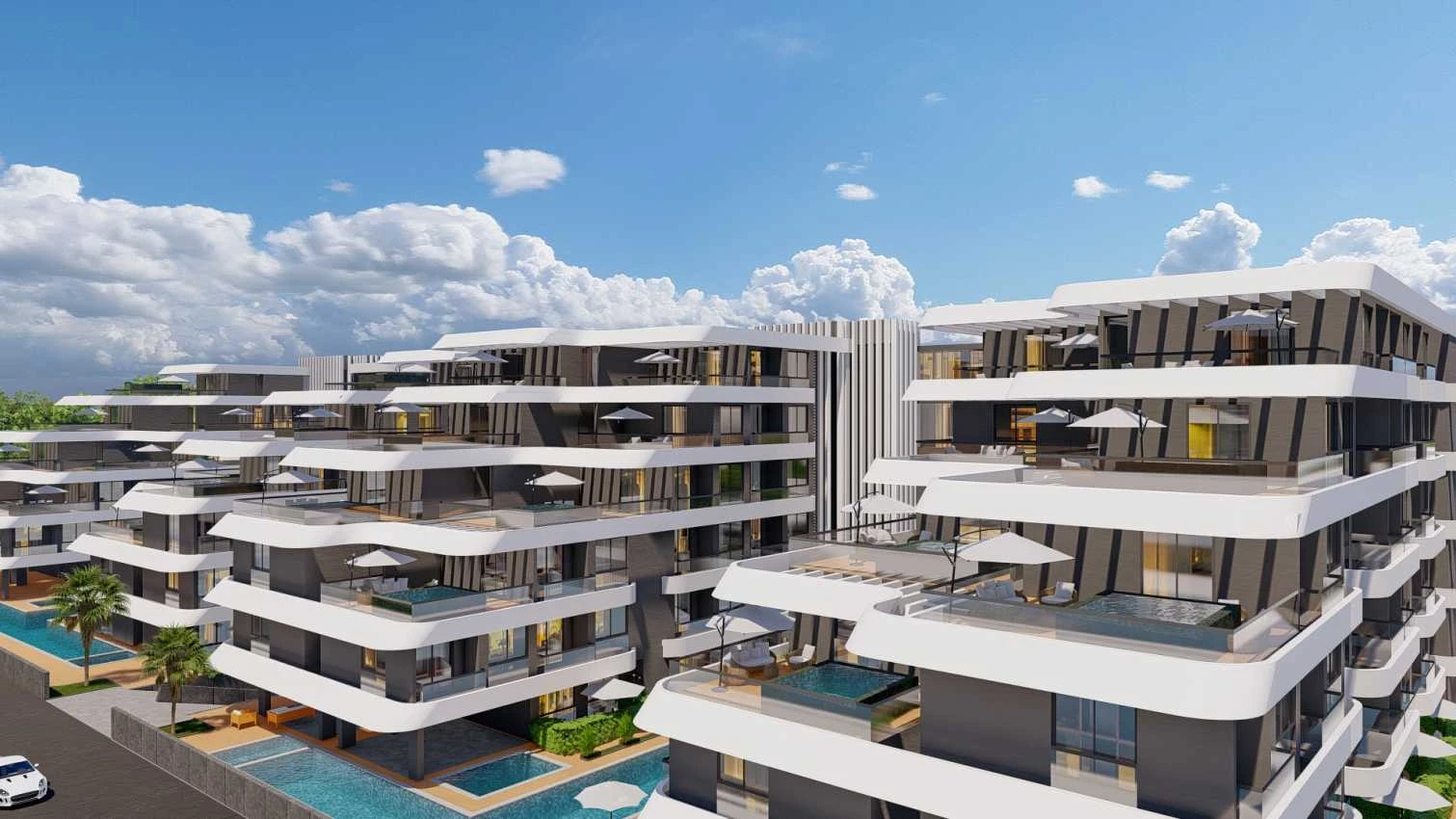 housebind Luxury project with chic architecture Antalya / Altintash