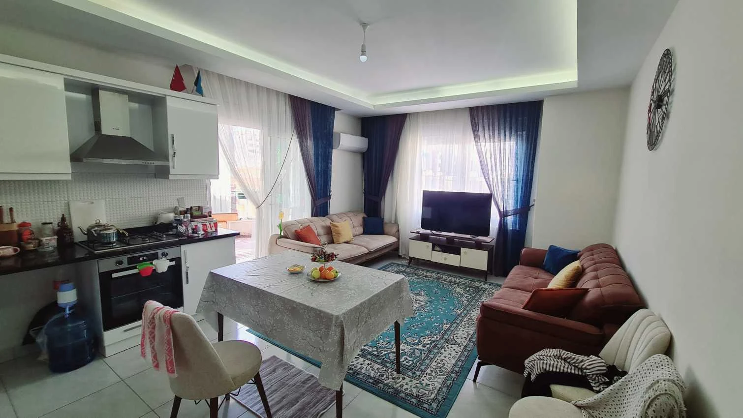 housebind Furnished 2 + 1 apartments in Mahmutlar / Alanya