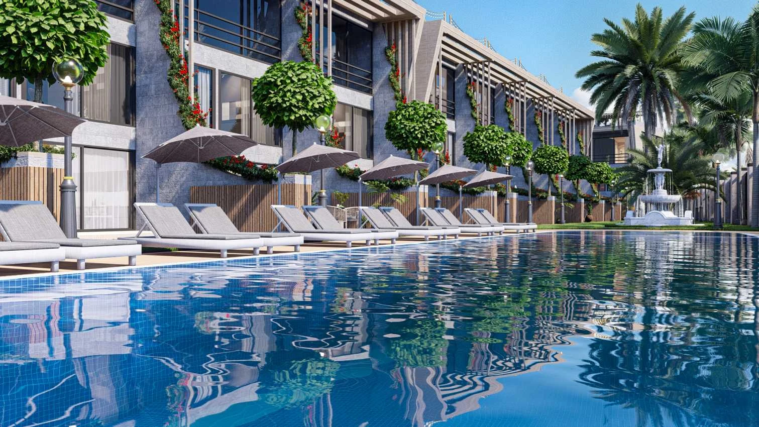 housebind Luxurious residential complex by the sea in North Cyprus