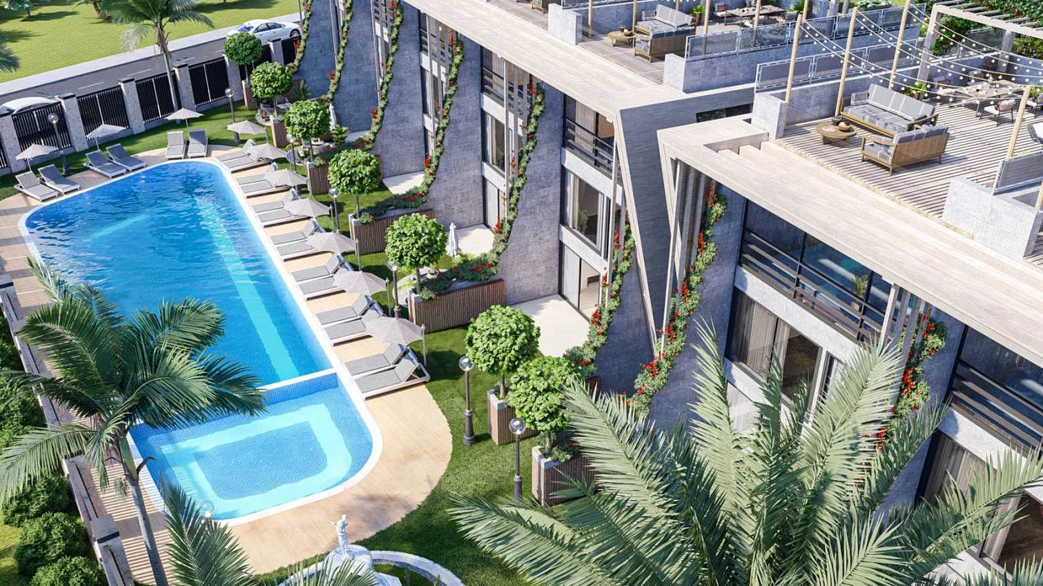 housebind Luxurious residential complex by the sea in North Cyprus