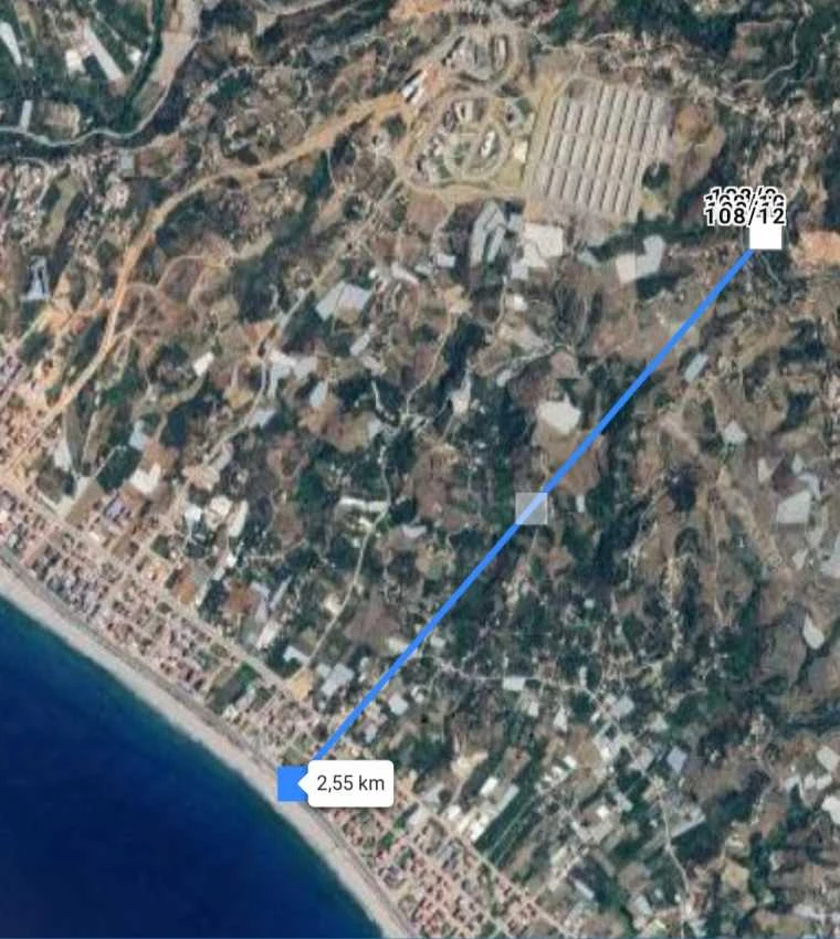 housebind Land for sale Alanya district, Kestel in the village of Yaylaly