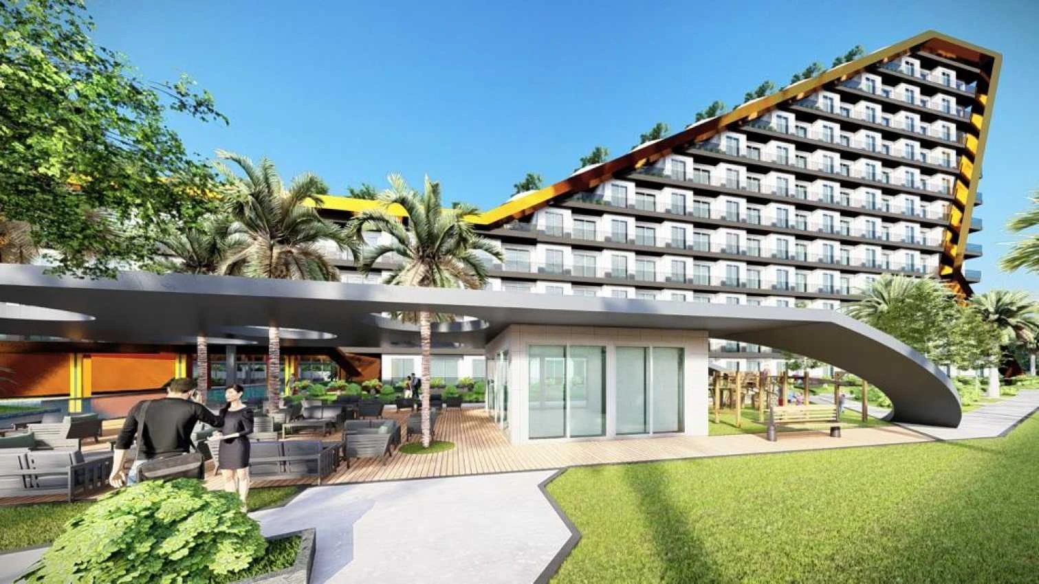 housebind Luxurious luxury residence with hotel infrastructure Altintash / Antalya