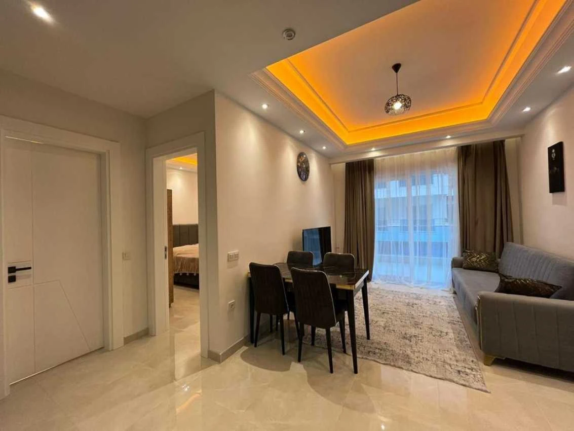 housebind Furnished apartment 1 + 1 in a premium complex with the infrastructure of a 5 * hotel in Mahmutlar / Alanya
