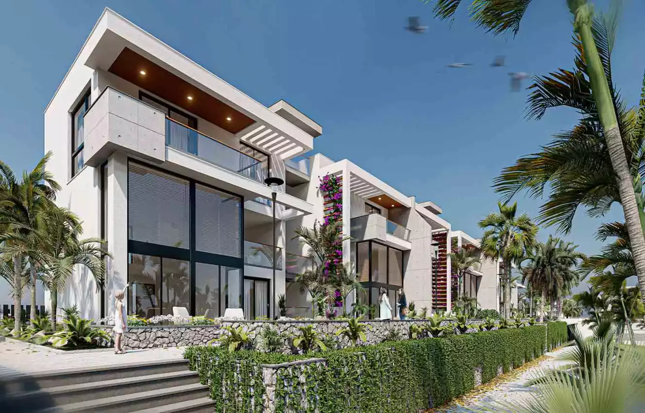 housebind Residential Complex by the sea in Esentepe / Northern Cyprus