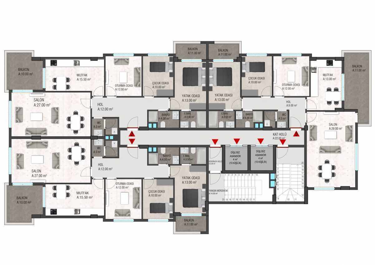 housebind Quality complex with a unique concept
