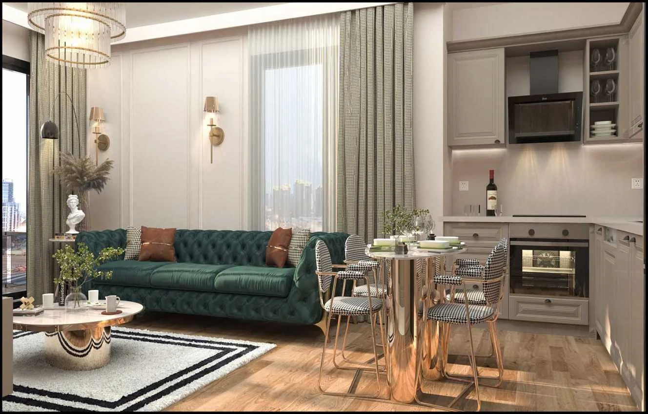 housebind Luxury apartments in the center of Mersin