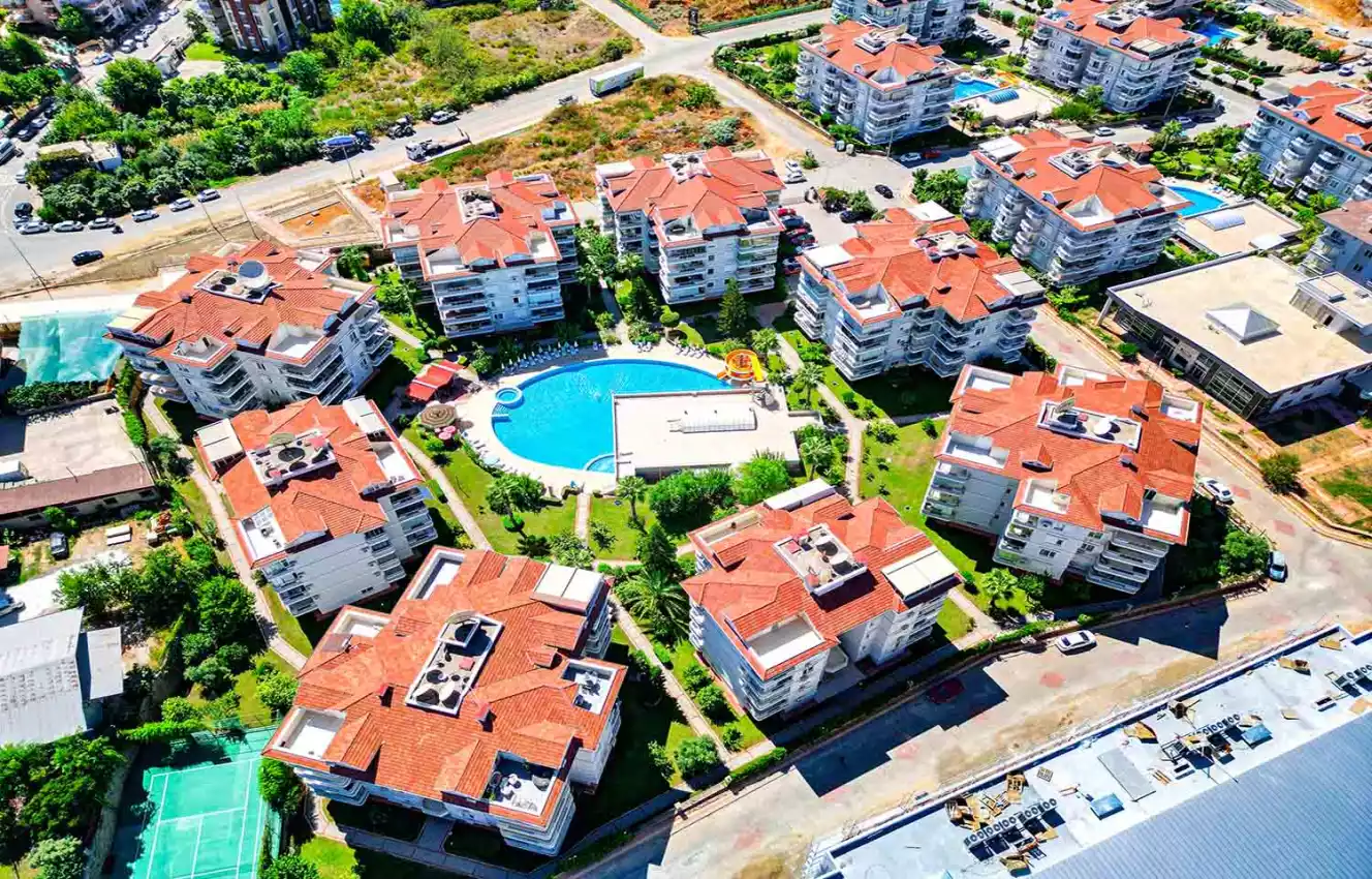 housebind Apartment 3+1 in a cozy residential complex Oba / Alanya