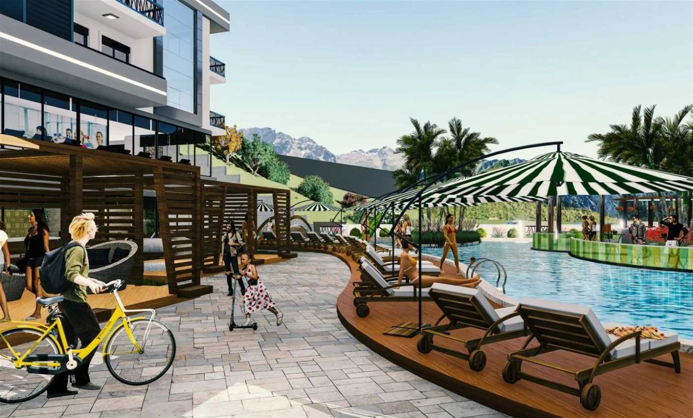 housebind Finished apartment 1 + 1 furnished with all amenities Mahmutlar/Alanya