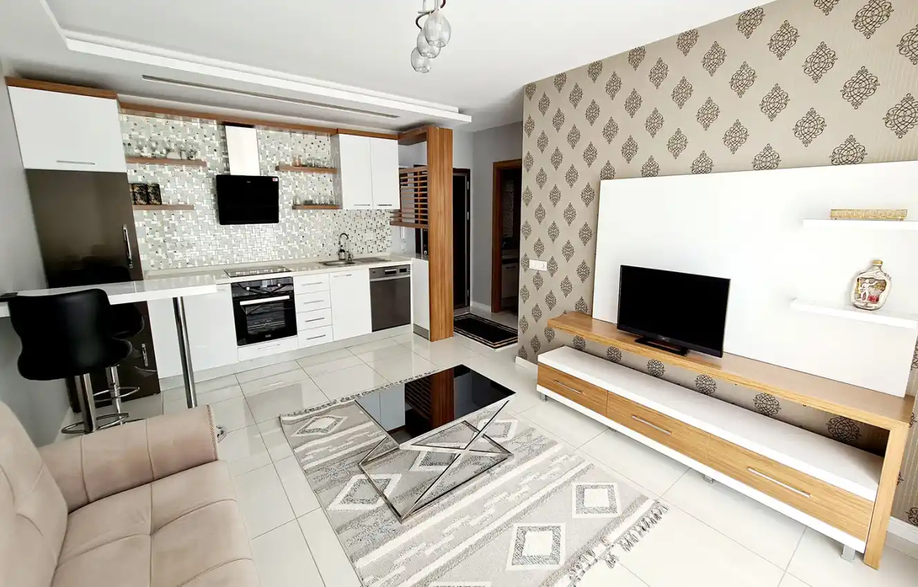 housebind Finished 3 apartments with 1 + 1 furniture are located on floors 1-7-8 in the popular resort area of ​​​​Mahmutlar / Alanya