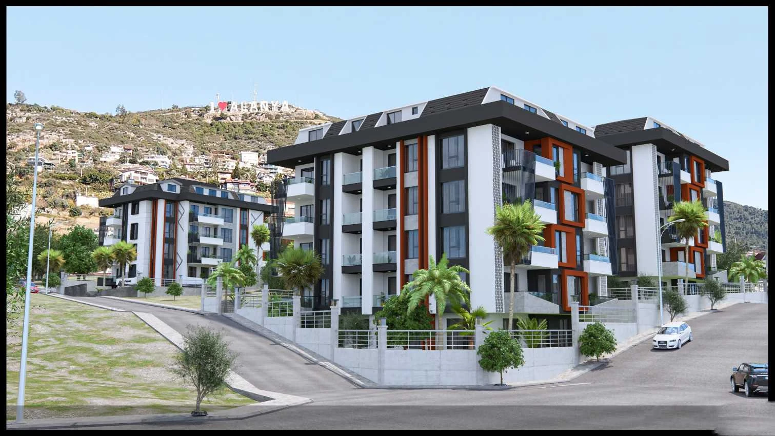 housebind Residential complex in the center of Alanya